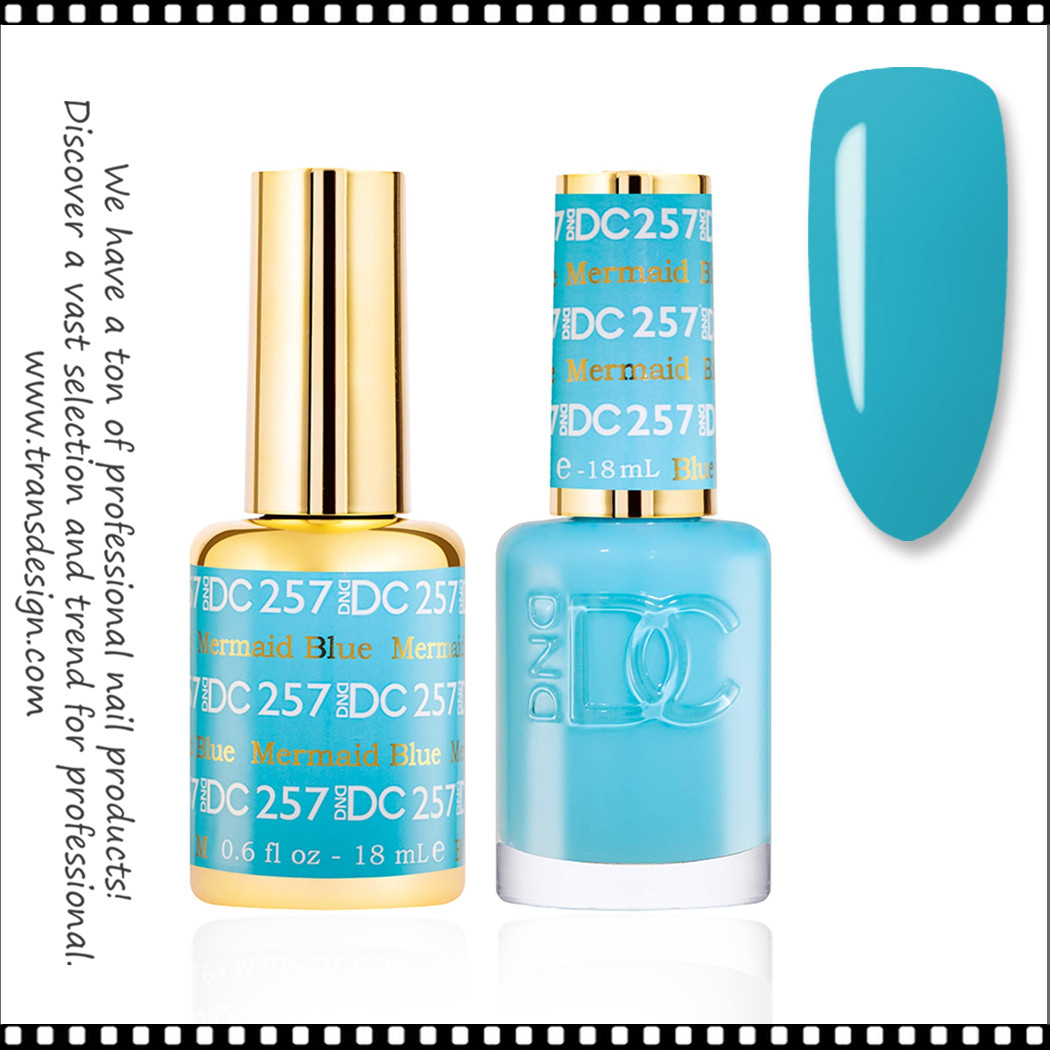 DC Gel Polish Duo - #257 Mermaid Blue - TDI, Inc