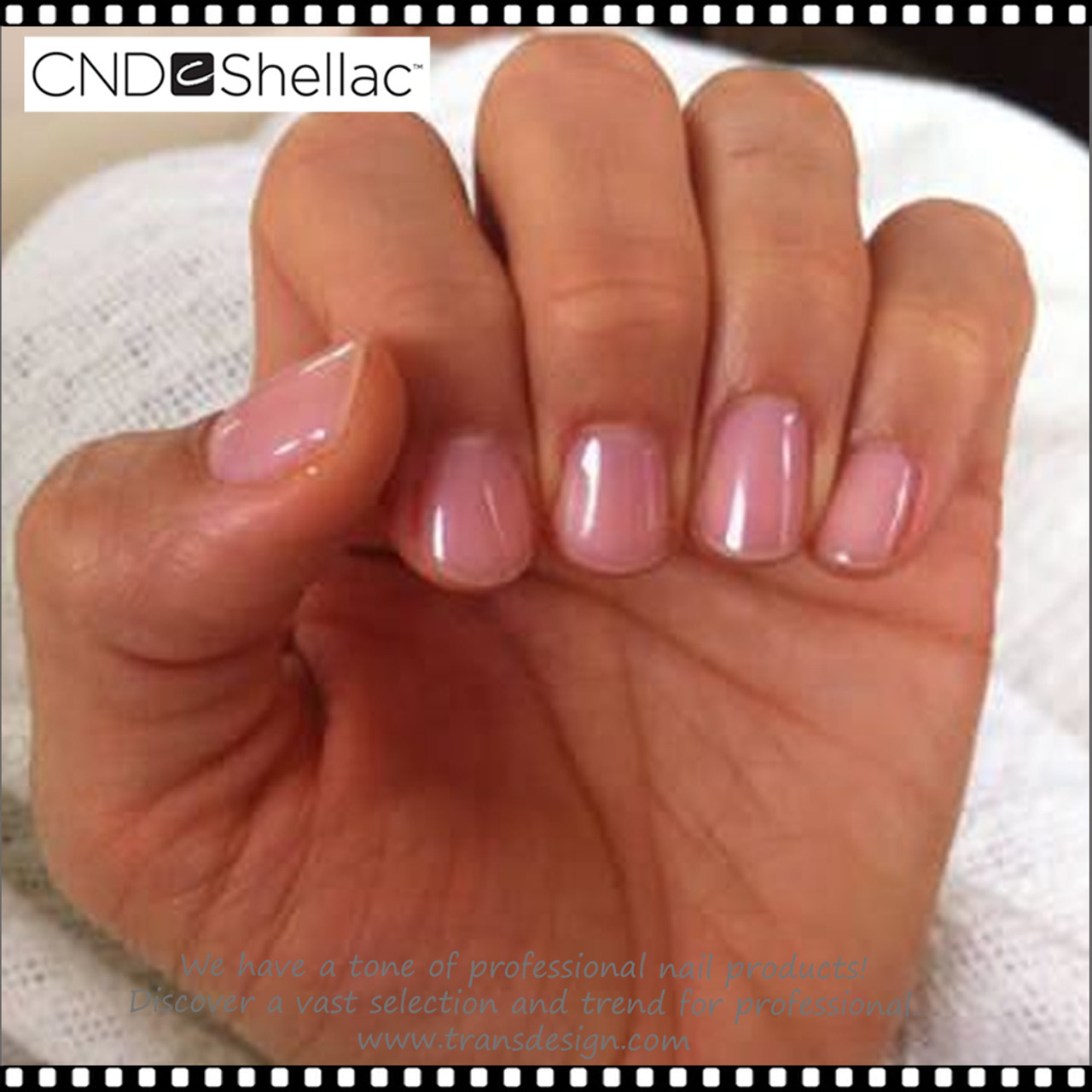 CND SHELLAC Clearly Pink 0.25oz. - TDI, Inc