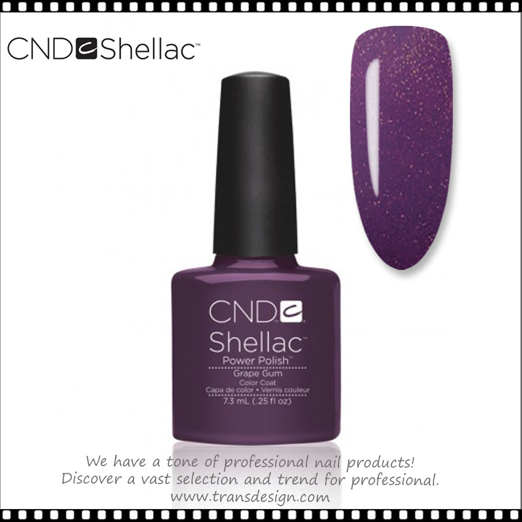 CND SHELLAC Grape Gum 0.25oz. - TDI, Inc