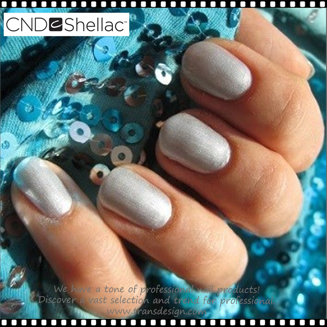 Shellac UV/LED Nagellack 'Classic Silver Grey' - 12 Ml, Made In Germany, 14+ Tage Halt, Kratzfest
