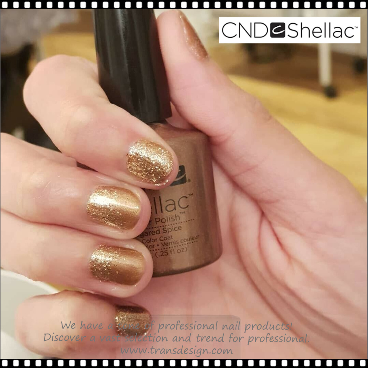 CND SHELLAC Sugared Spice 0.25oz. - TDI, Inc