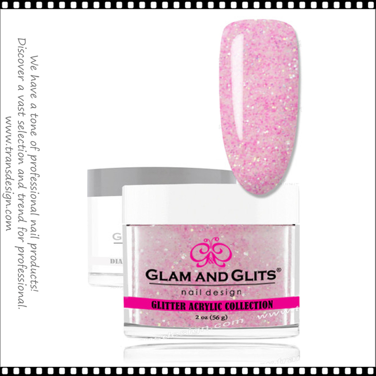 INSTANT 3D SUGAR GLITTER Hot Pink 6g. - TDI, Inc