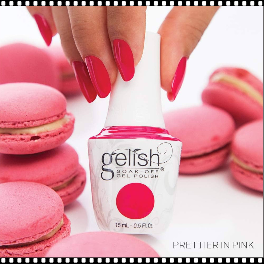 Gelish Prettier In Pink UV Nagellack Gellack – Rosa/Pink, 9 Ml, Bis Zu 21 Tage Haltbar, Salonqualität