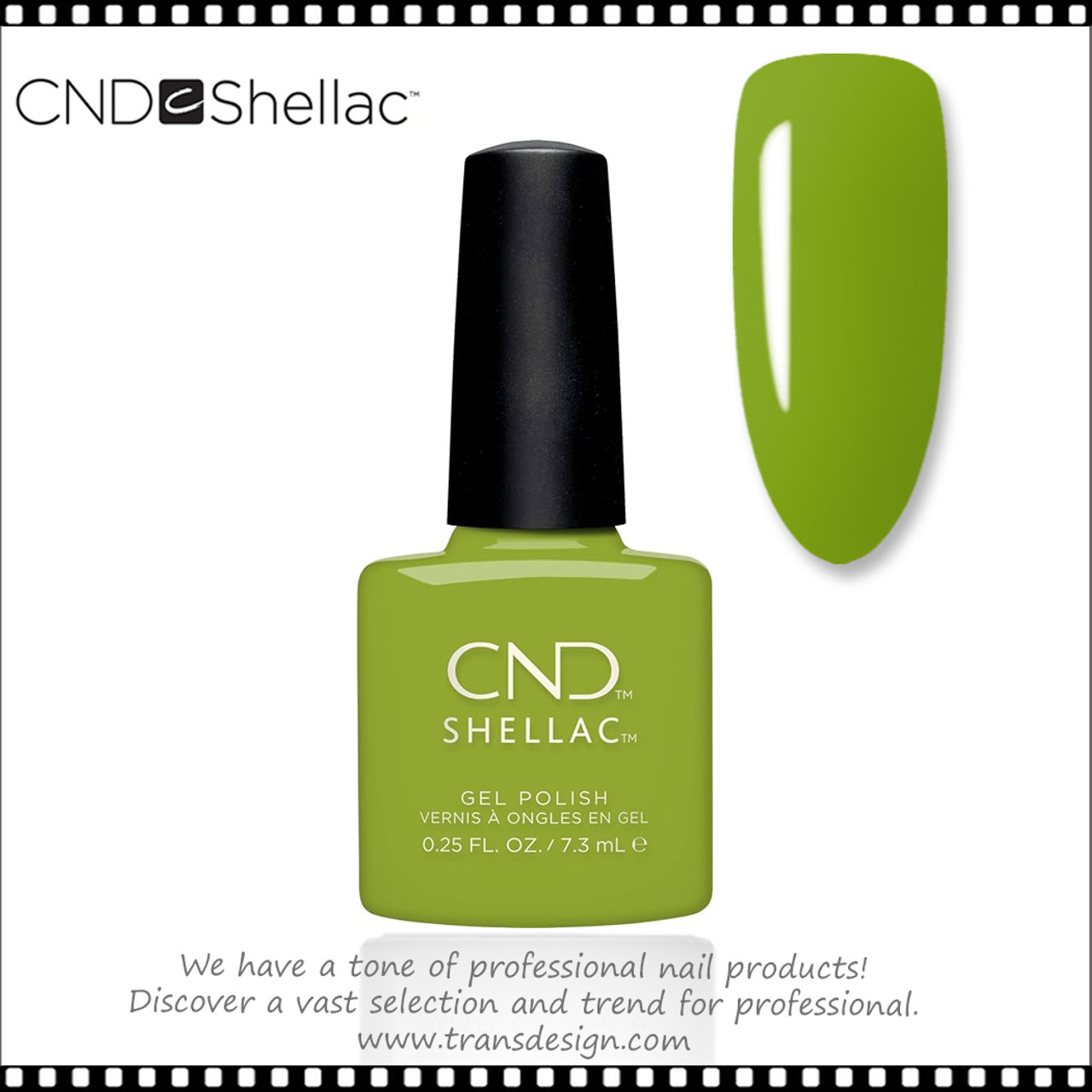 CND SHELLAC Crisp Green 0.25oz. - TDI, Inc