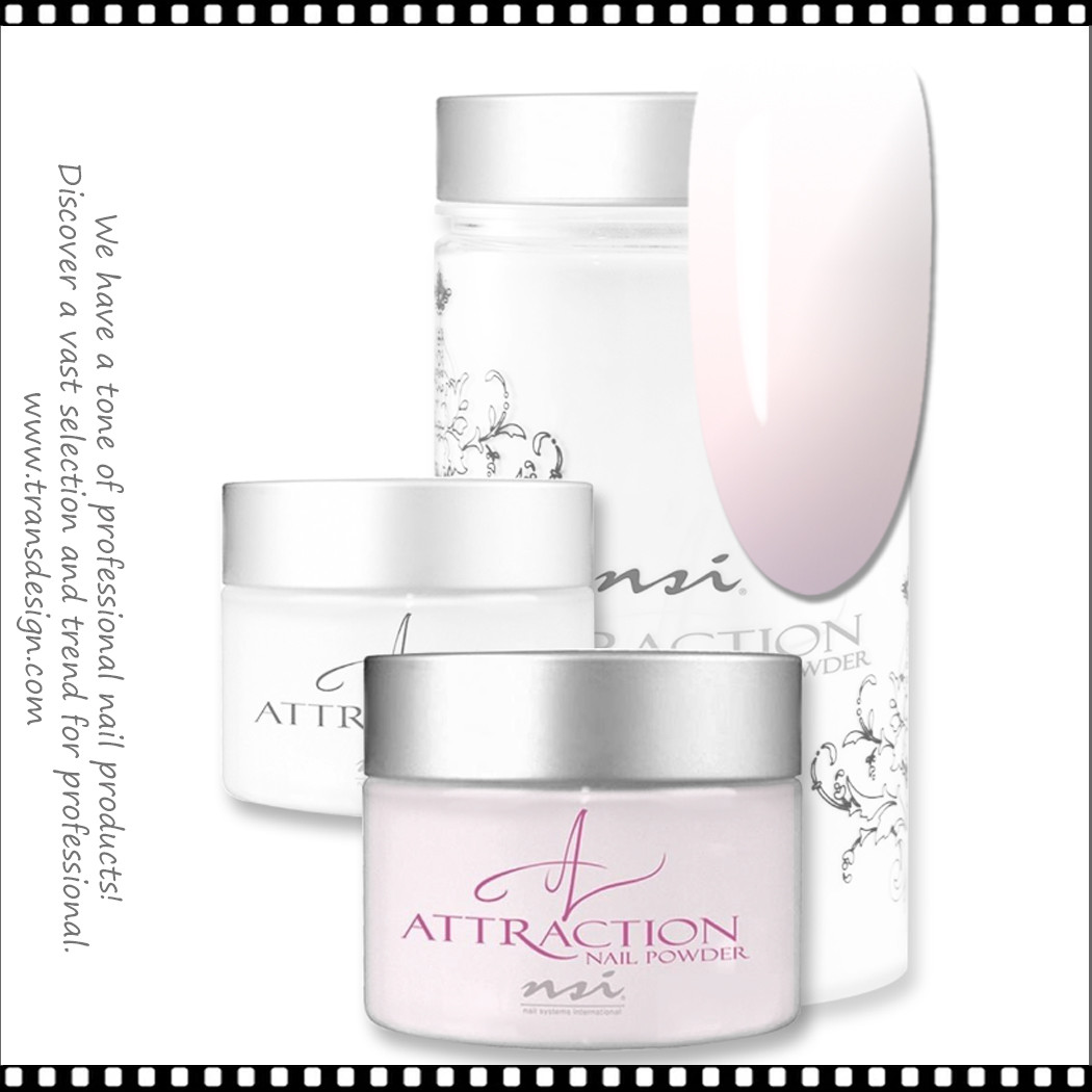 Nsi Attraction Acryl Powder – Sheer Pink, 130 G | Tri-Bildhauer-Pulver Für Nageldesign
