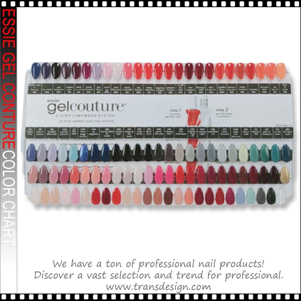ESSIE GEL COUTURE Nail Color Chart #3706 - TDI, Inc