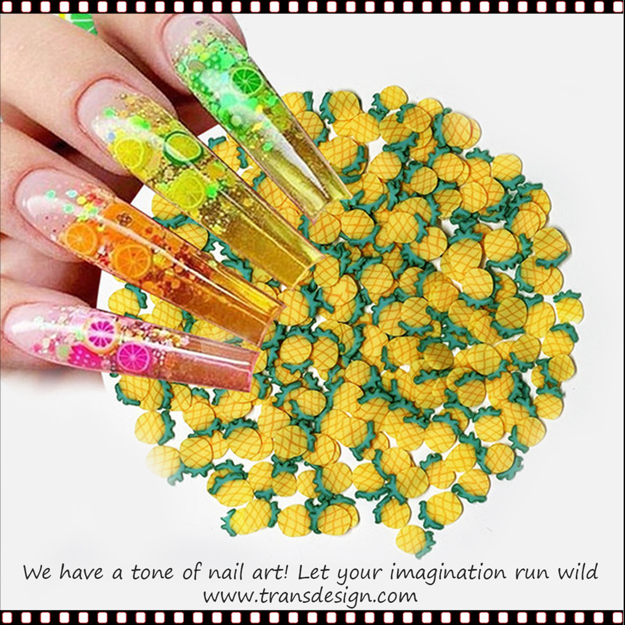 Pineapple Nail Art: Tutorial! - Wonder Forest