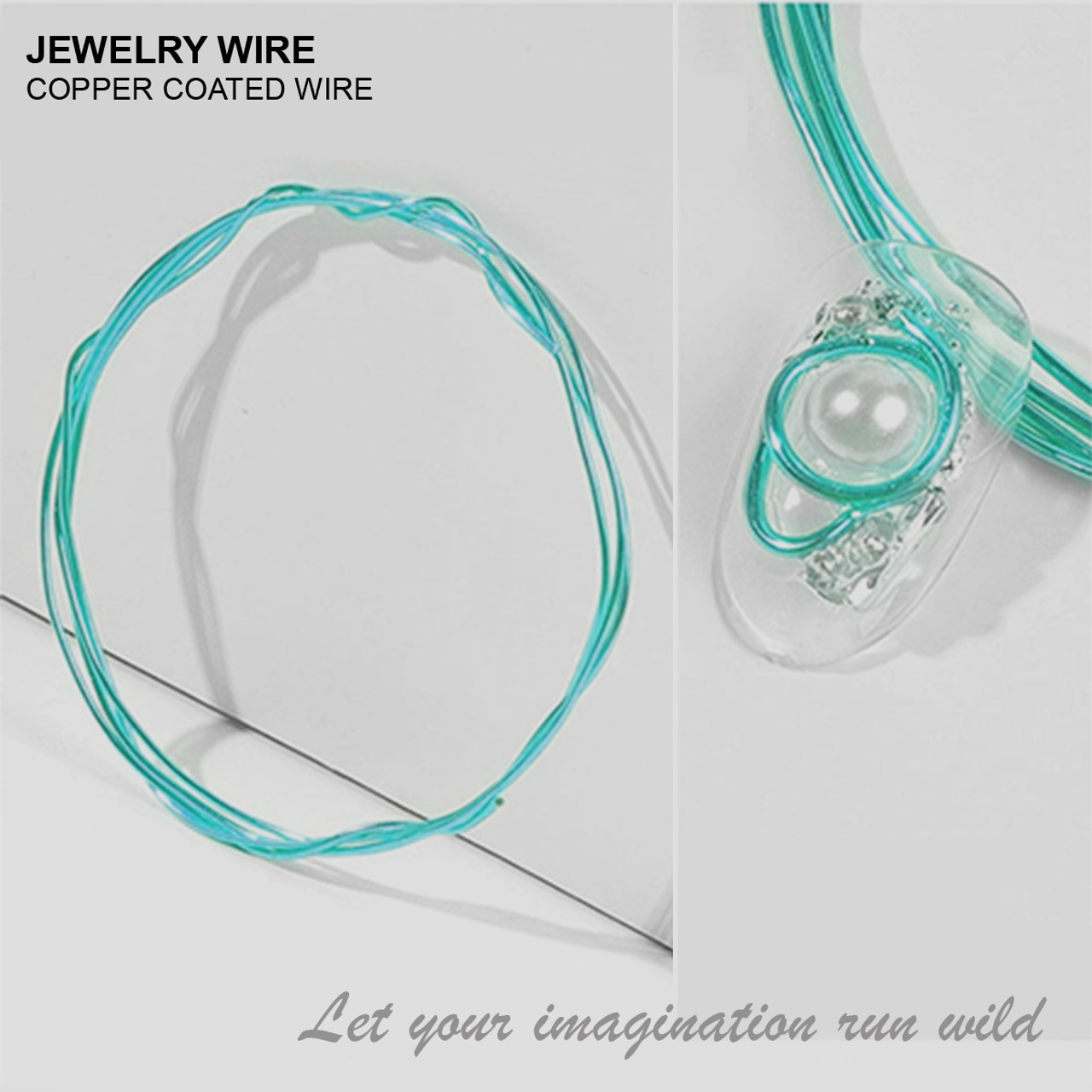 Let's Resin UV Resin Kit with Copper & Flat Aluminum Jewelry Wires