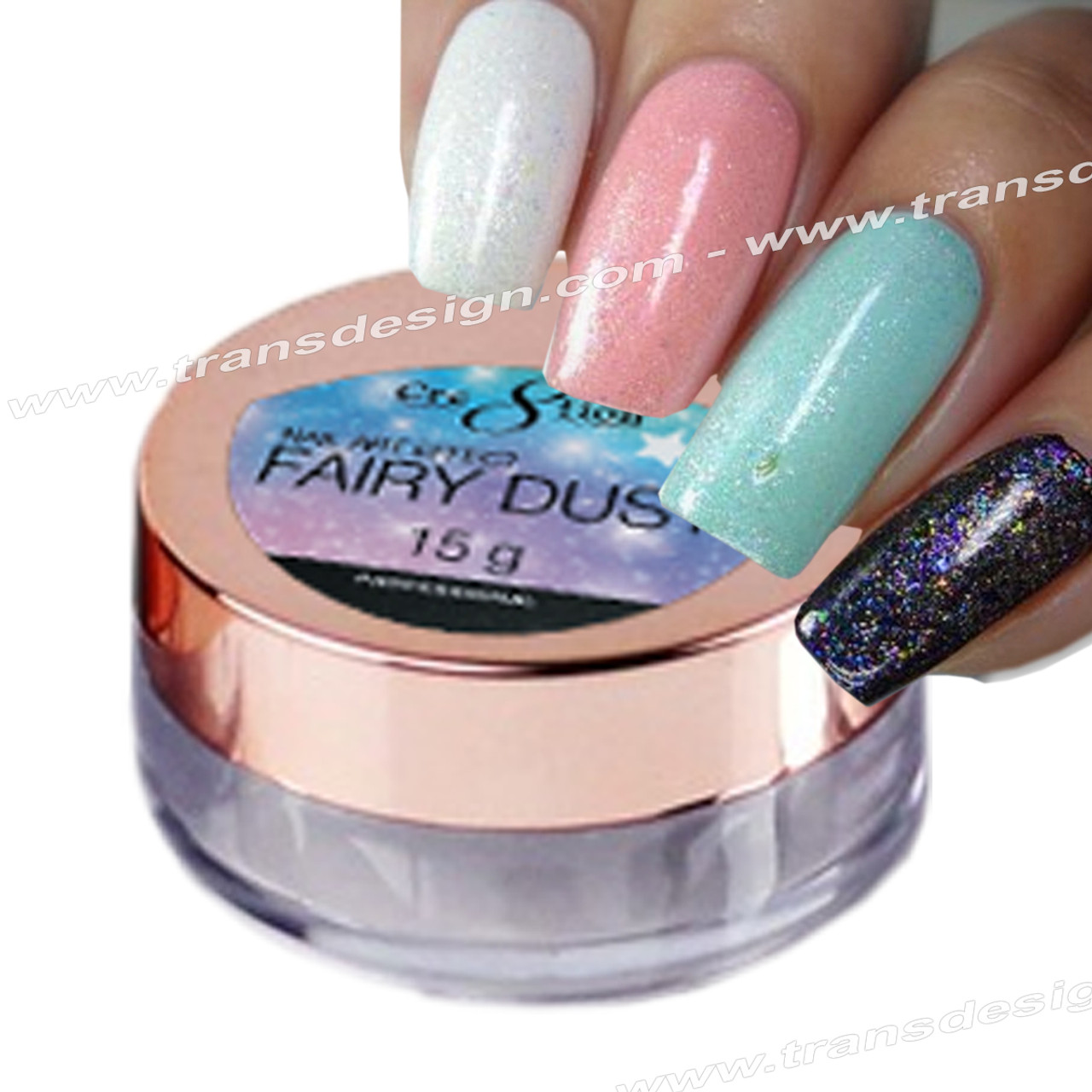 Fairy Dust (#99) - Iridescent pink chunky glitter dip powder