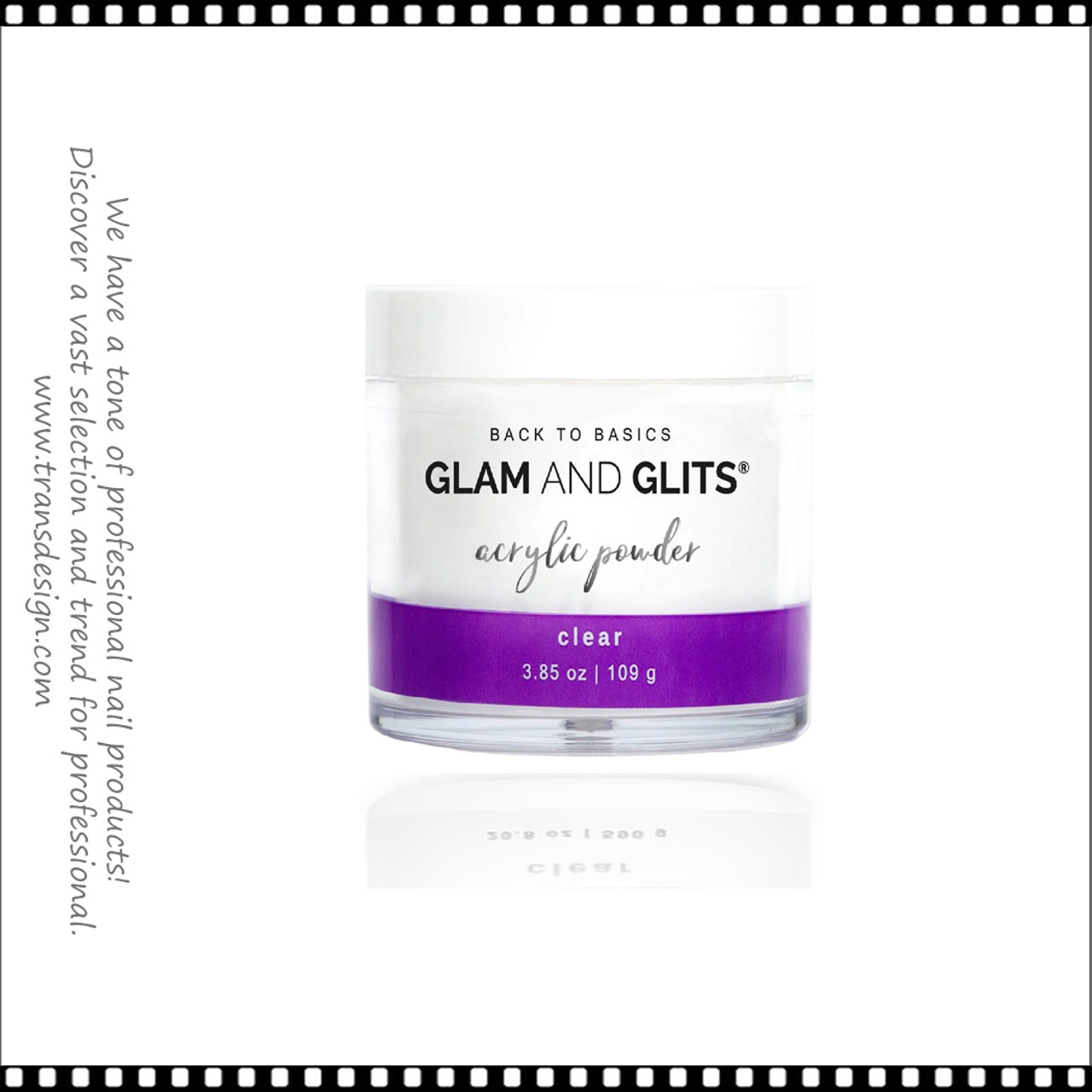 GLAM AND GLITS Powder Clear 3.85oz. - TDI, Inc