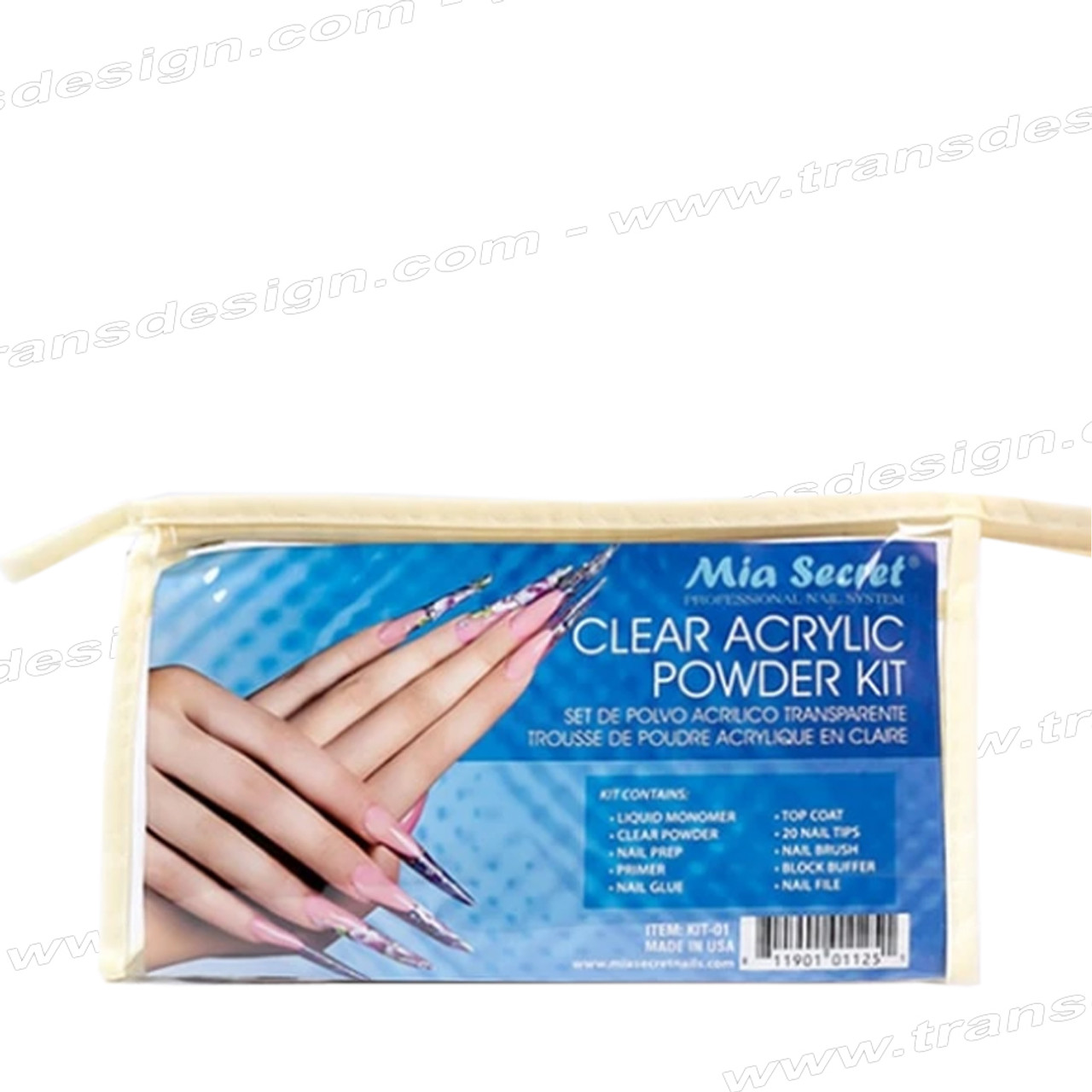 Acrylic Nail Kit with Primer, Nail Kit for Beginners with