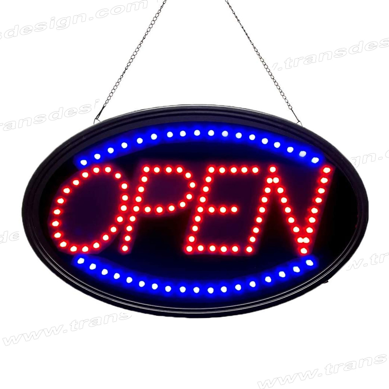 LED sign OPEN inscription - 50 cm x 25 cm