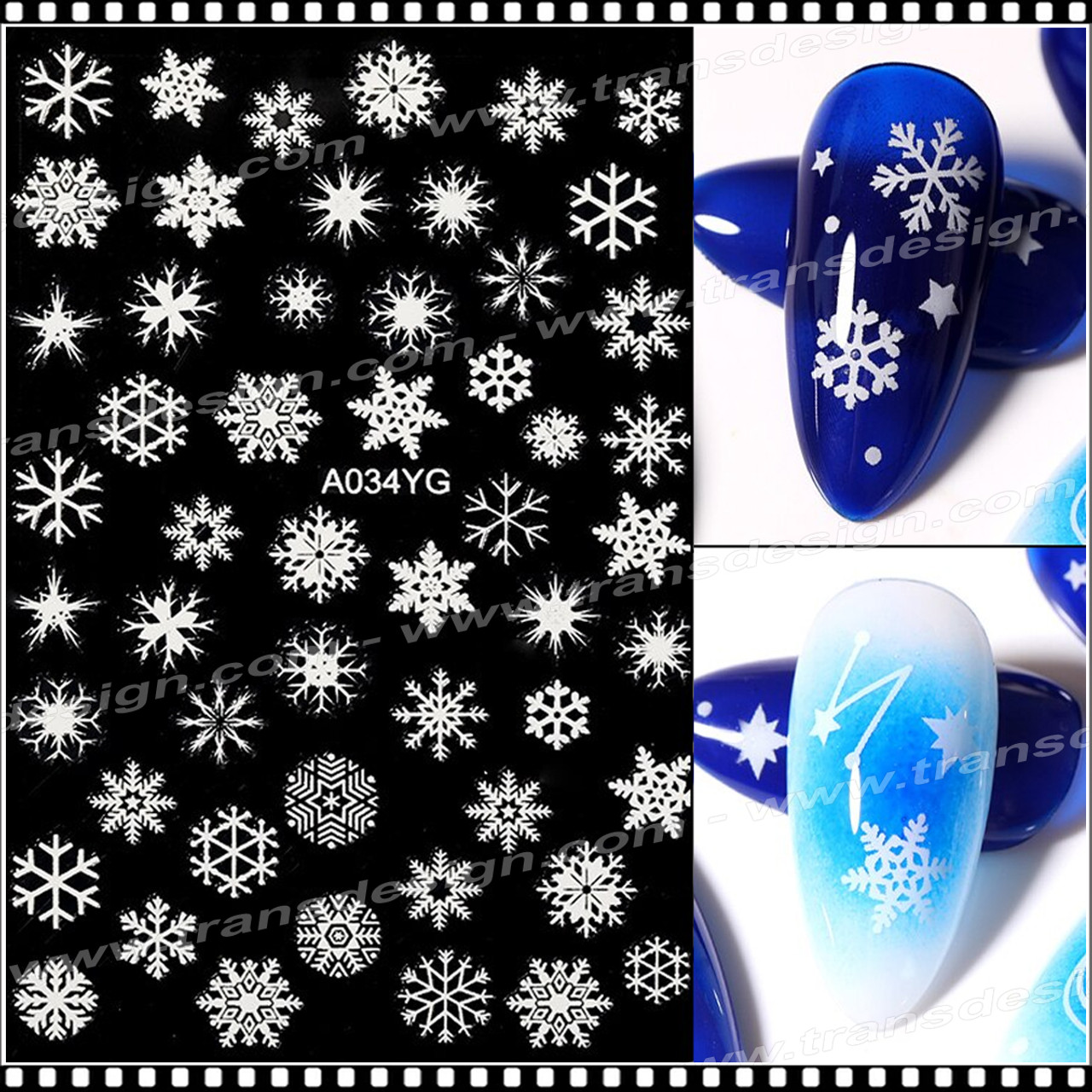 500 holographic snowflake stickers Christmas sticky stickers Round