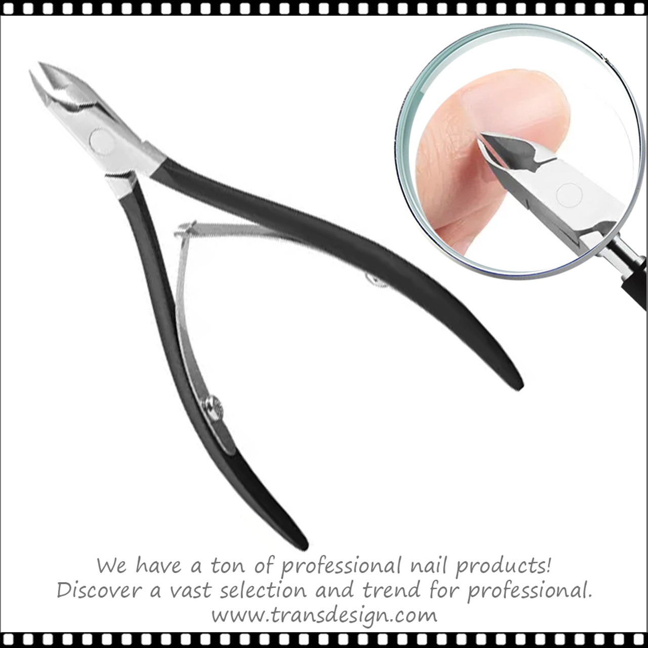 Cuticle Nipper with Long Handle - Stainless Steel - Brushed Silver –  ProNailTips.com