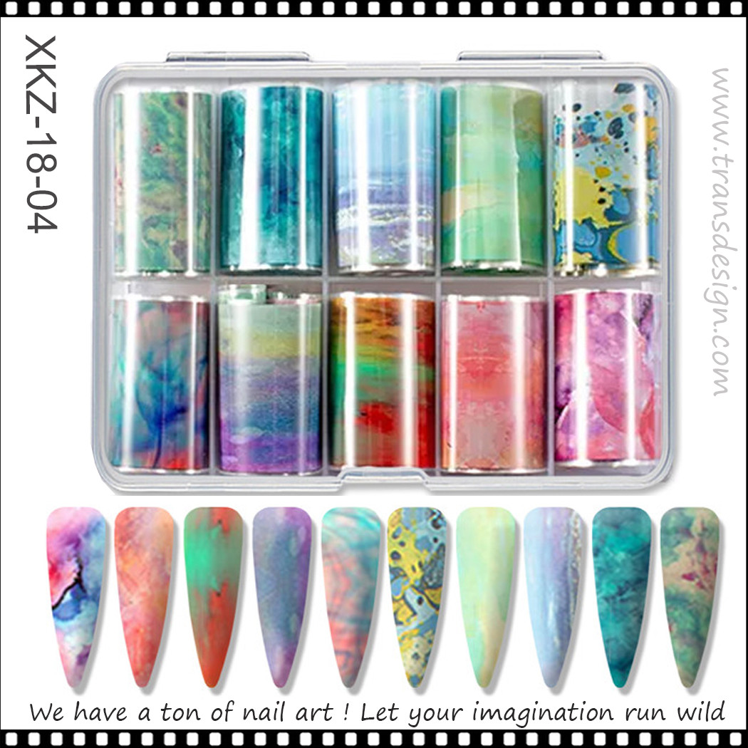 INSTANT FOIL Oil Slick Painting, 10 Rolls/Case #XKZ-18-04 - TDI, Inc