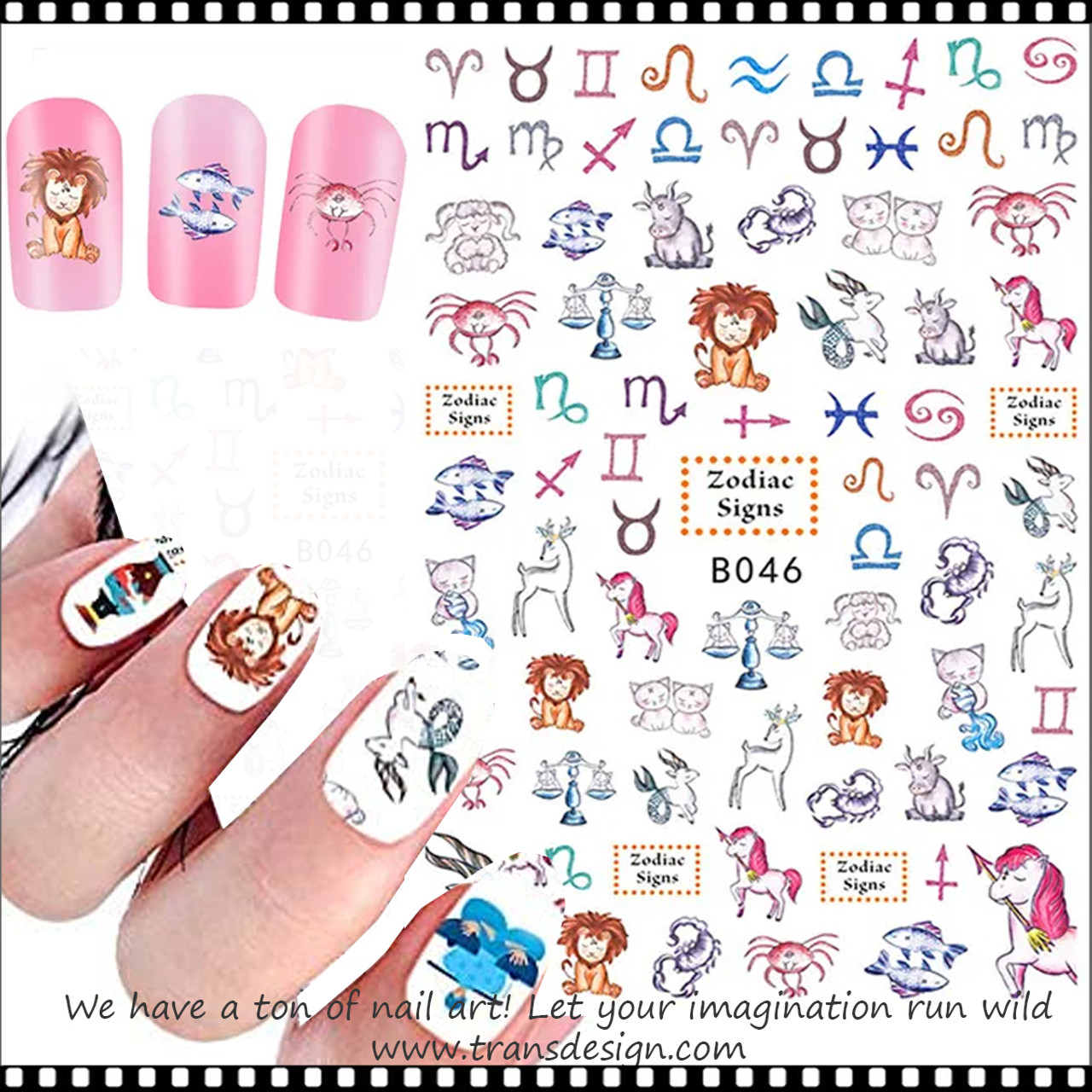 14tips Self-Adhesive Design Decal Nail Art Stickers Waterproof Full Cover  Baking Free Gel Nail Film Paper For Nails Manicure Set - AliExpress