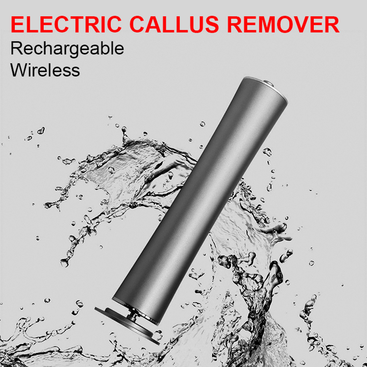 CALLUS REMOVER Electric , Black, Rechargeable. - TDI, Inc