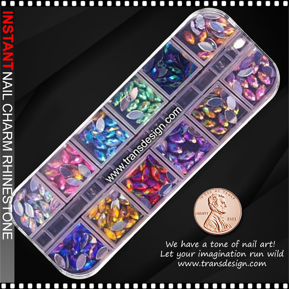 ⭐︎ 。⭐︎ RESIN RHINESTONE Horse Eye, Assorted Color ZSH-021 * - TDI, Inc
