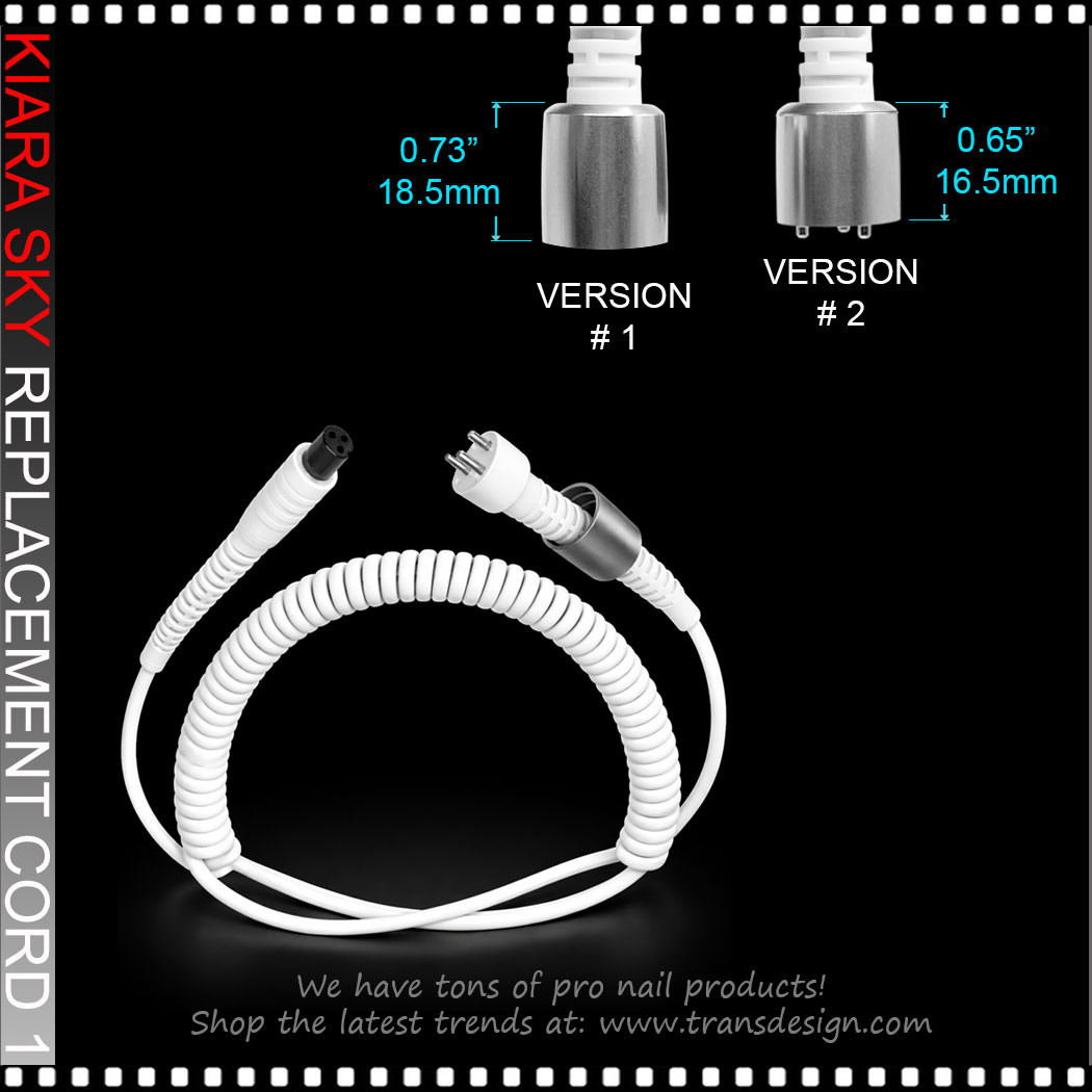 KIARA SKY Beyond Pro Nail Drill Handpiece Cord (Version 1) - TDI, Inc