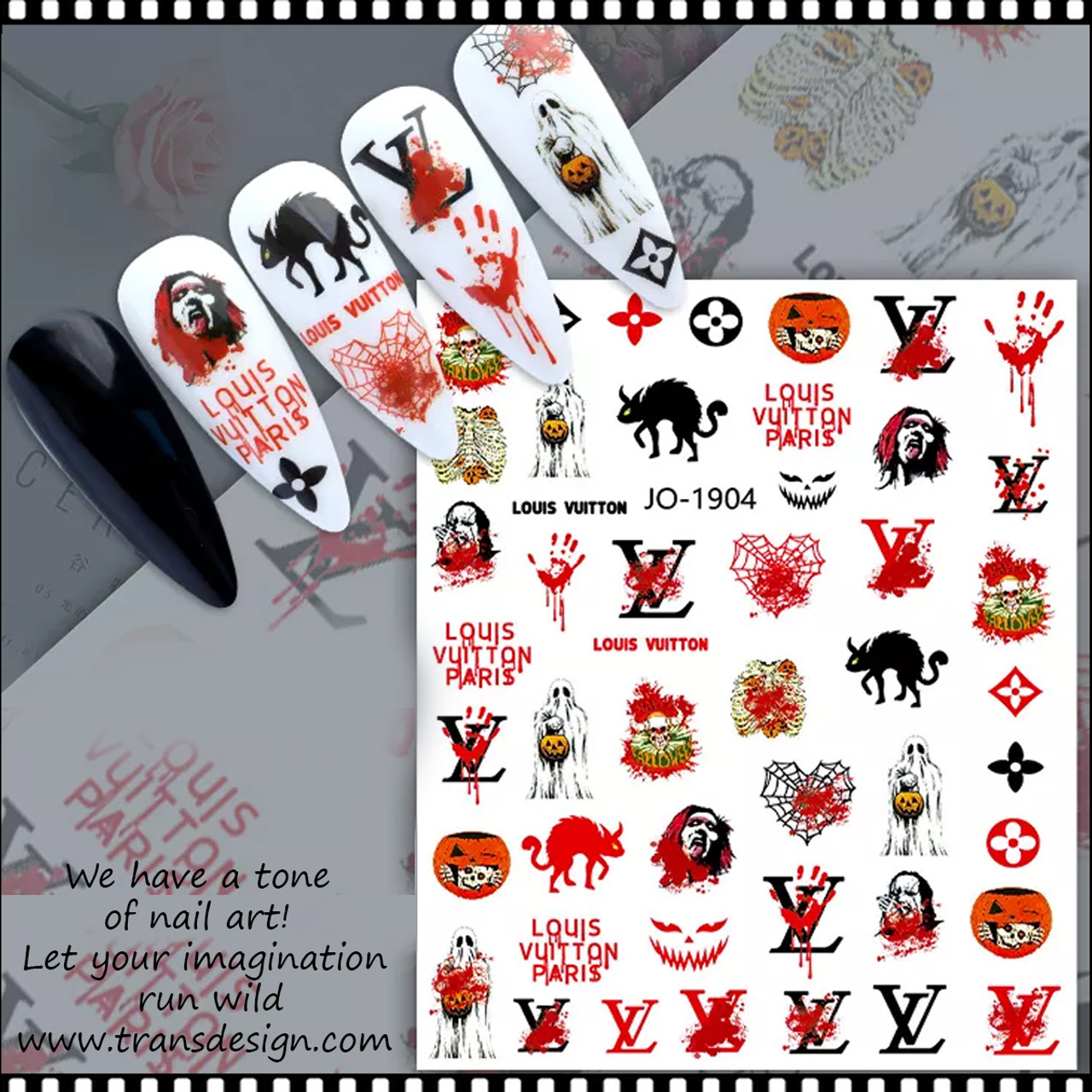 NAIL STICKER Halloween, Brands Name #JO-1904 - TDI, Inc