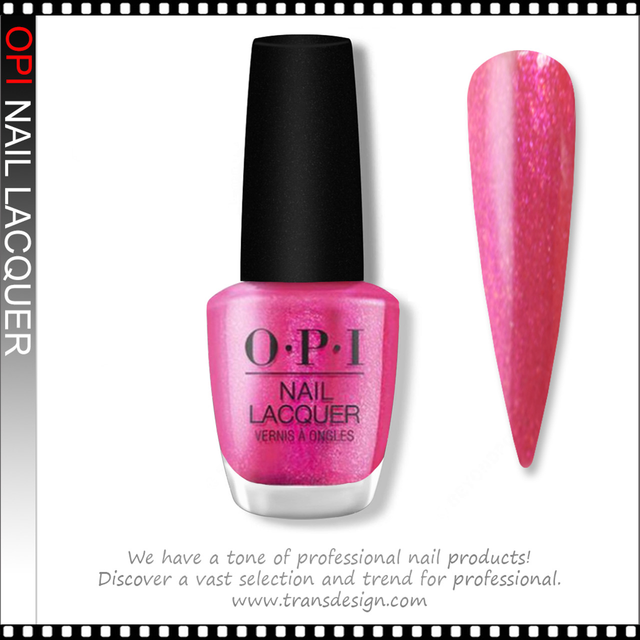 OPI NAIL LACQUER Pink, Bling, and Be Merry #HRP08* - TDI, Inc