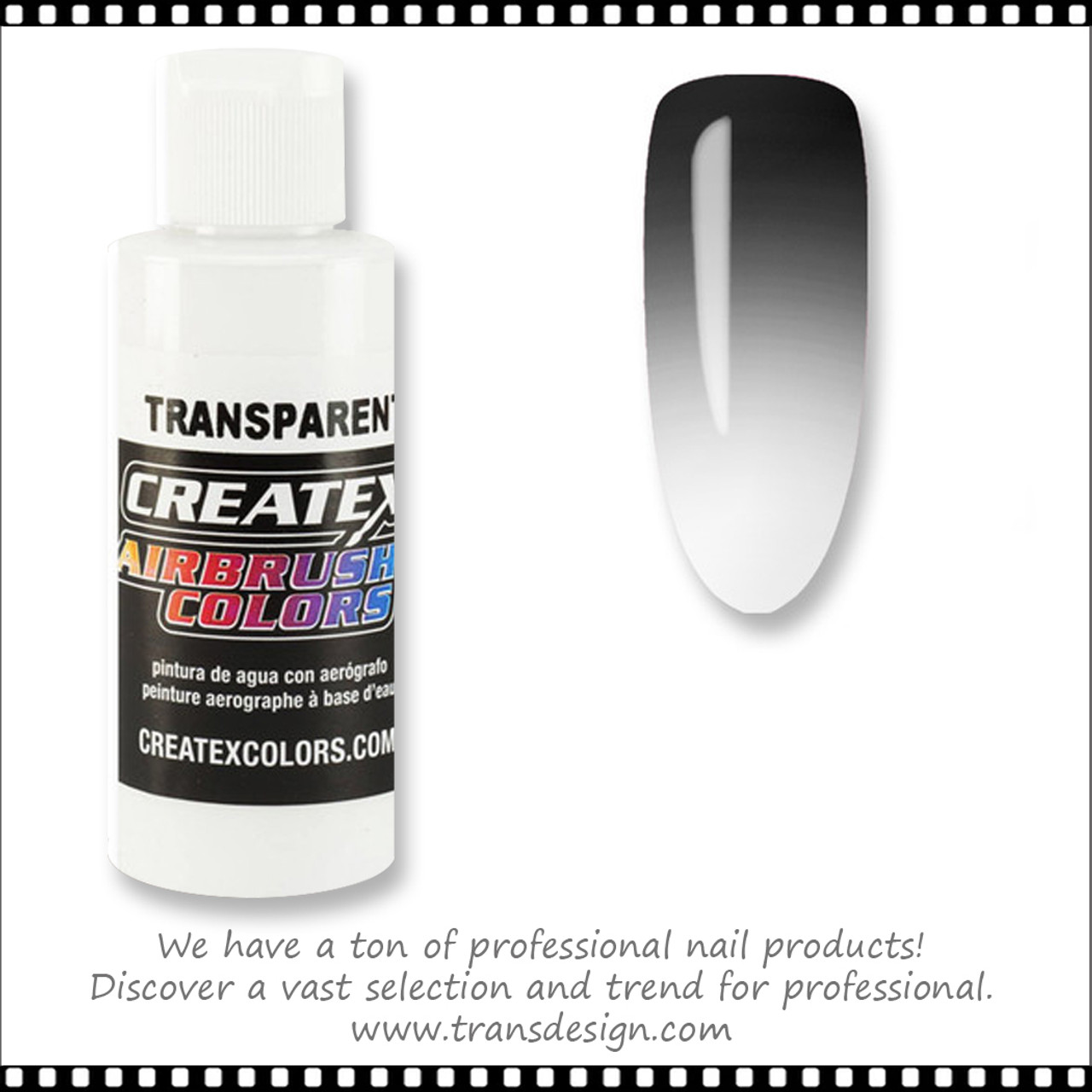 CREATEX AIRBRUSH Transparent White 2oz. #5131 - TDI, Inc