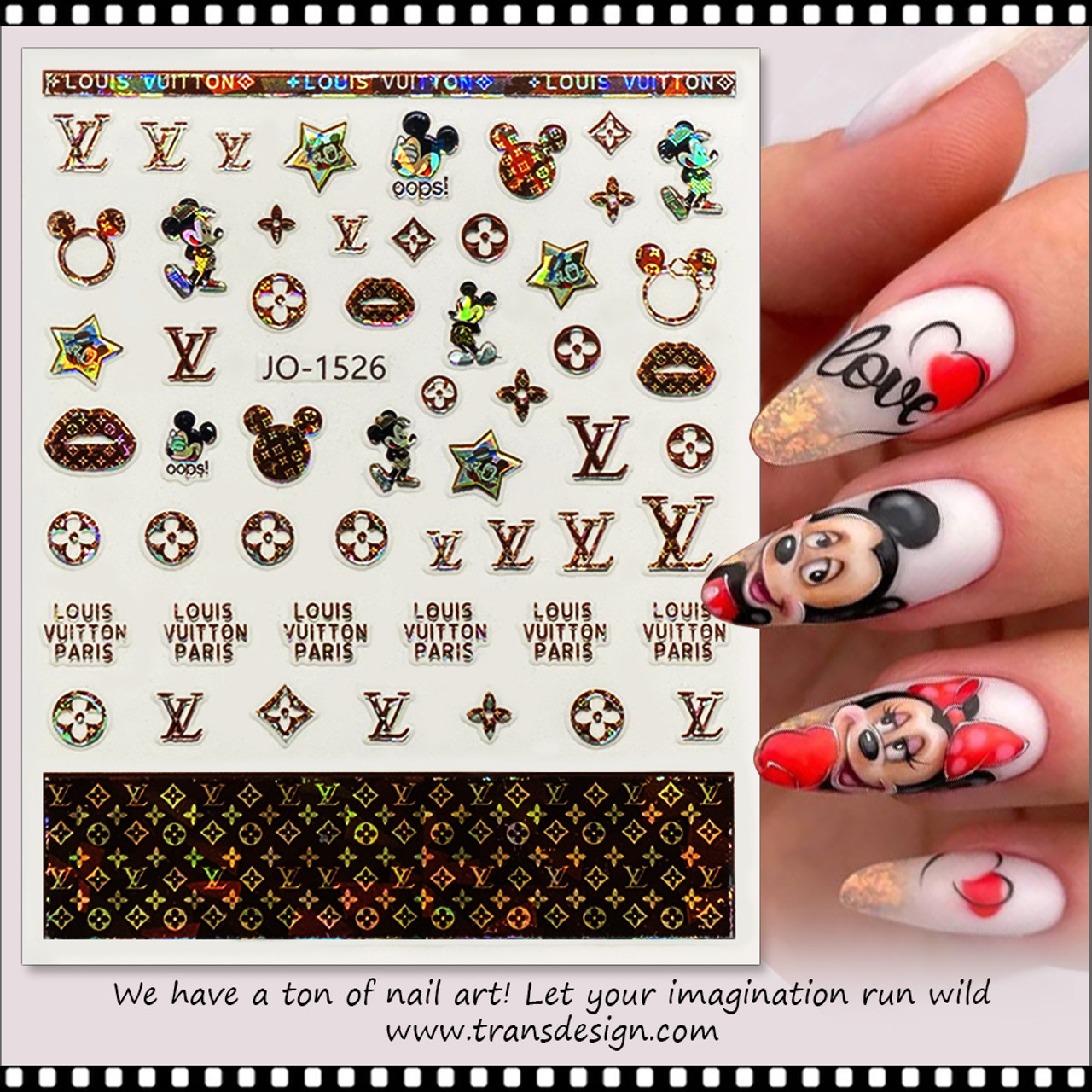 NAIL STICKER Brands Name, LOUIS VUITTON #731 - TDI, Inc