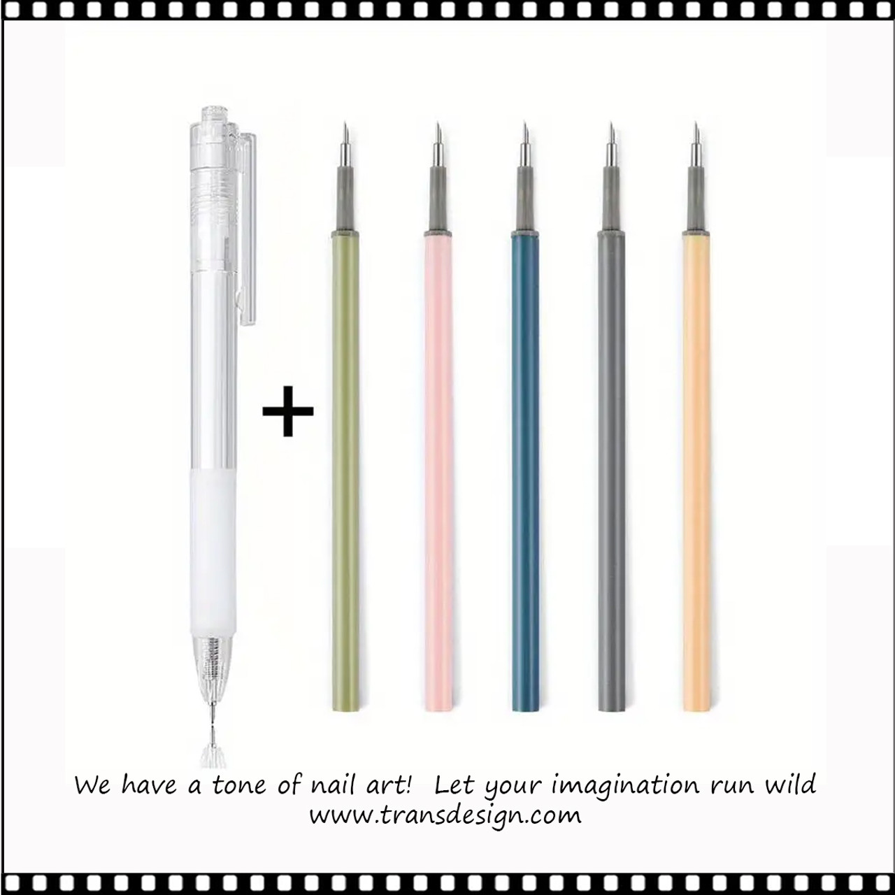 NAIL ART Knife Pen Craft Cutting Tools 6pcs/Set - TDI, Inc