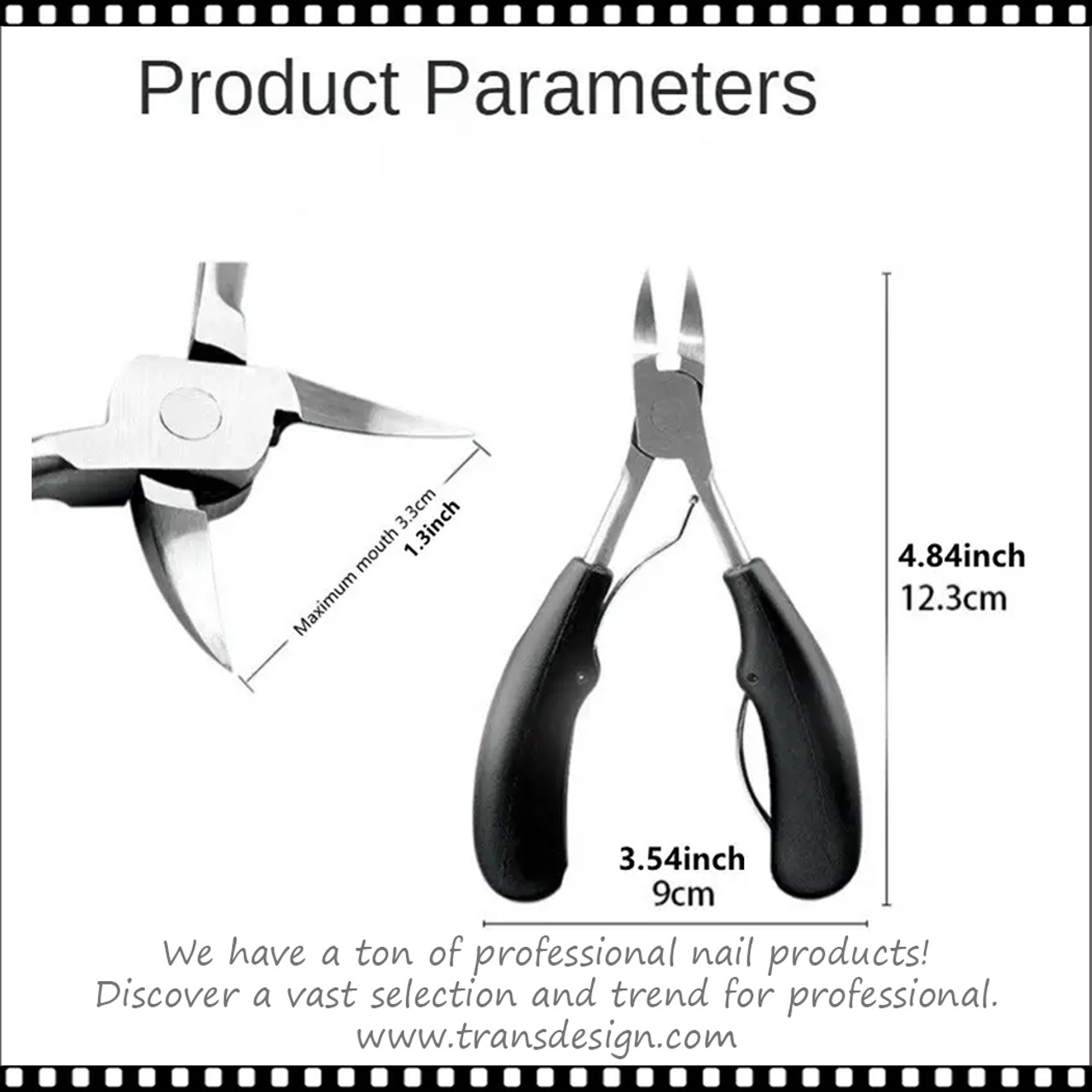 Toe Nail Clipper for Ingrown or Thick Toenails Toenails Trimmer and  Professional Podiatrist Toenail Nipper for Seniors with Surgical Stainless  Steel Surper Sharp Blades