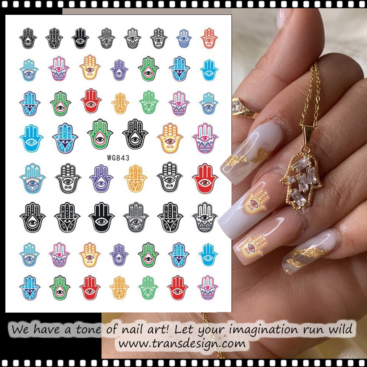 Peach Nail Art Sticker – MakyNailSupply