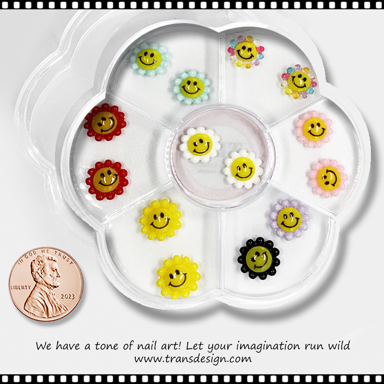 NAIL CHARM RESIN Flower Case #GT004 - TDI, Inc