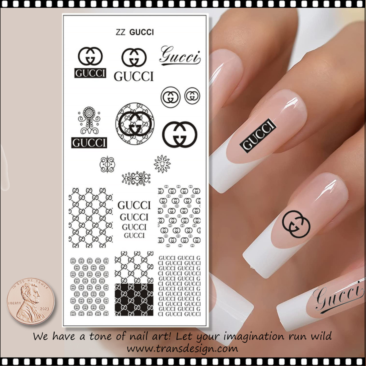 Uber Chic nail stamp plates, collection 15, available at nail supply store  www.lanternandwren.com.