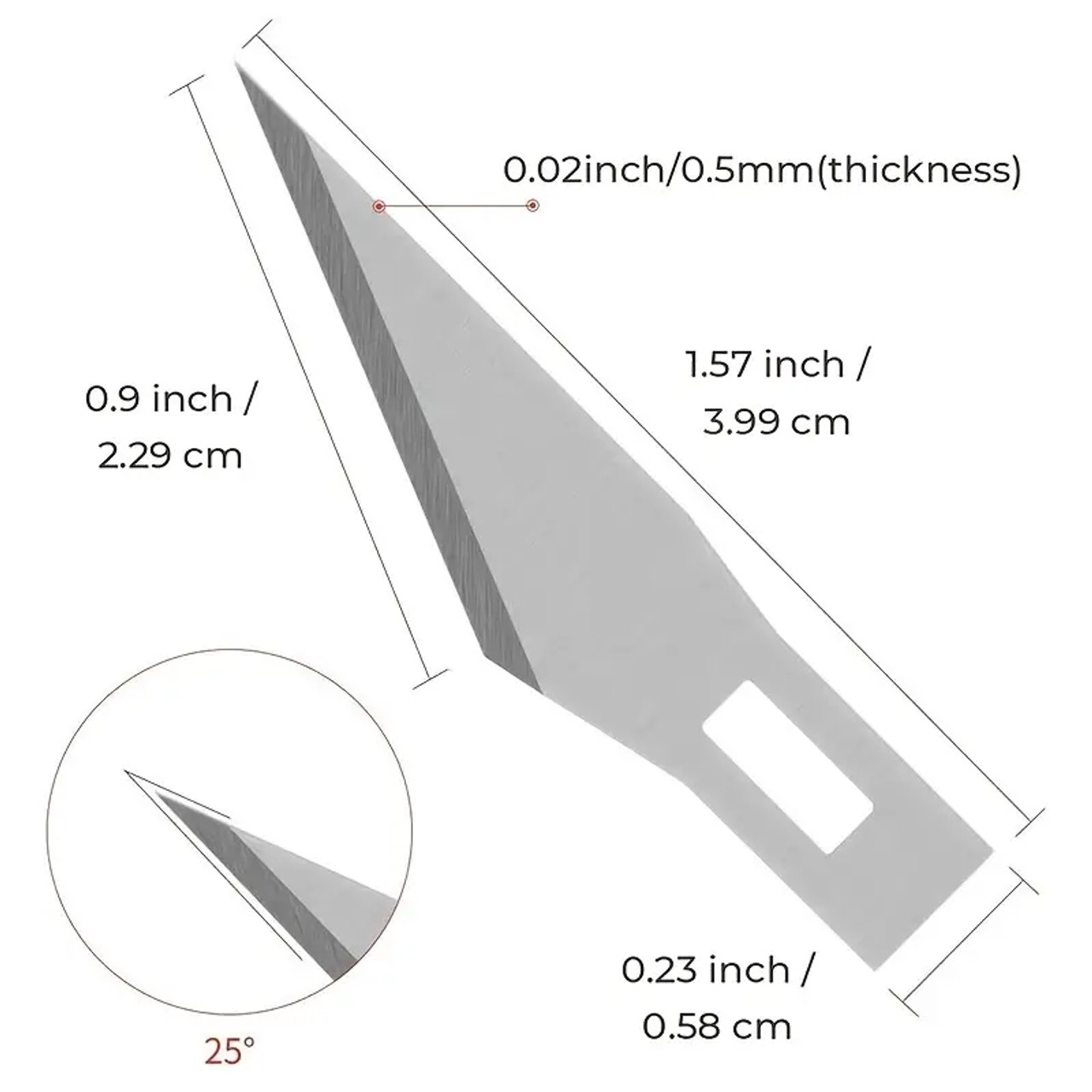 EXACTO Knife Blades 10/Pack - TDI, Inc