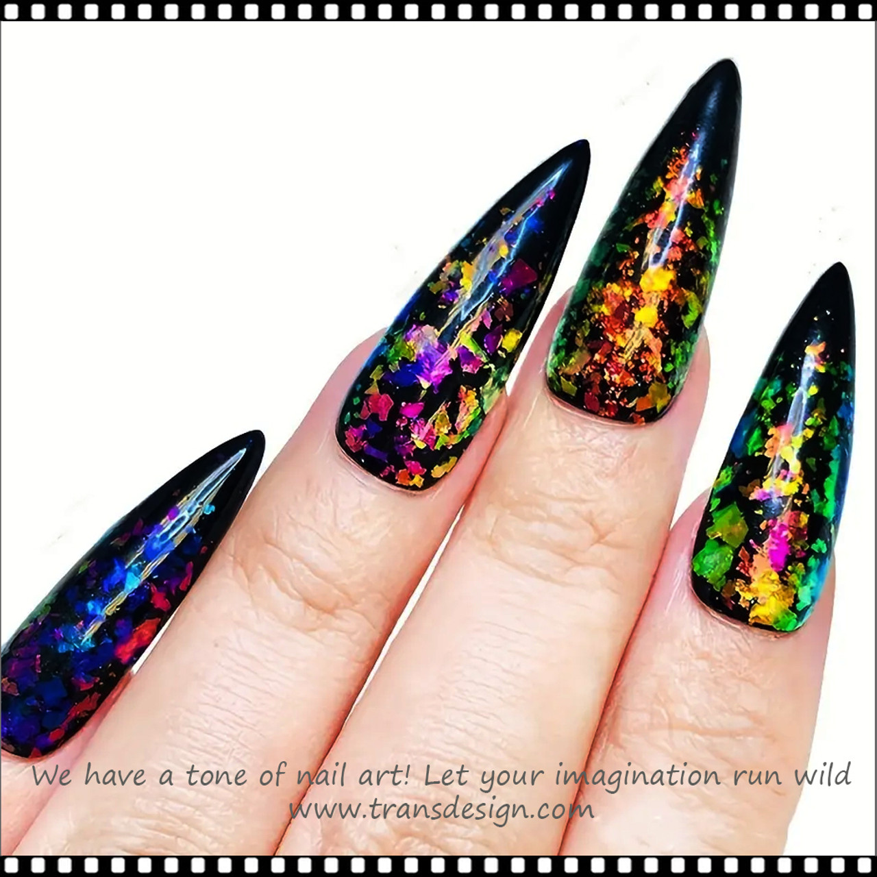 Cre8tion - Chameleon Flakes Nail Art .5g C-04, Other