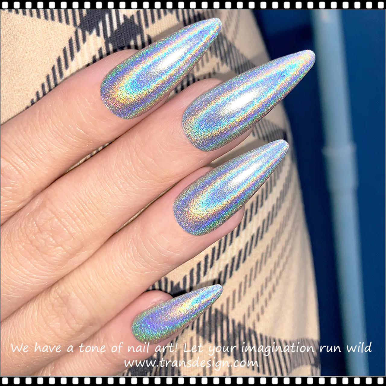 HOLOGRAPHIC GLITTER Effect, Fine Silver 1g - TDI, Inc