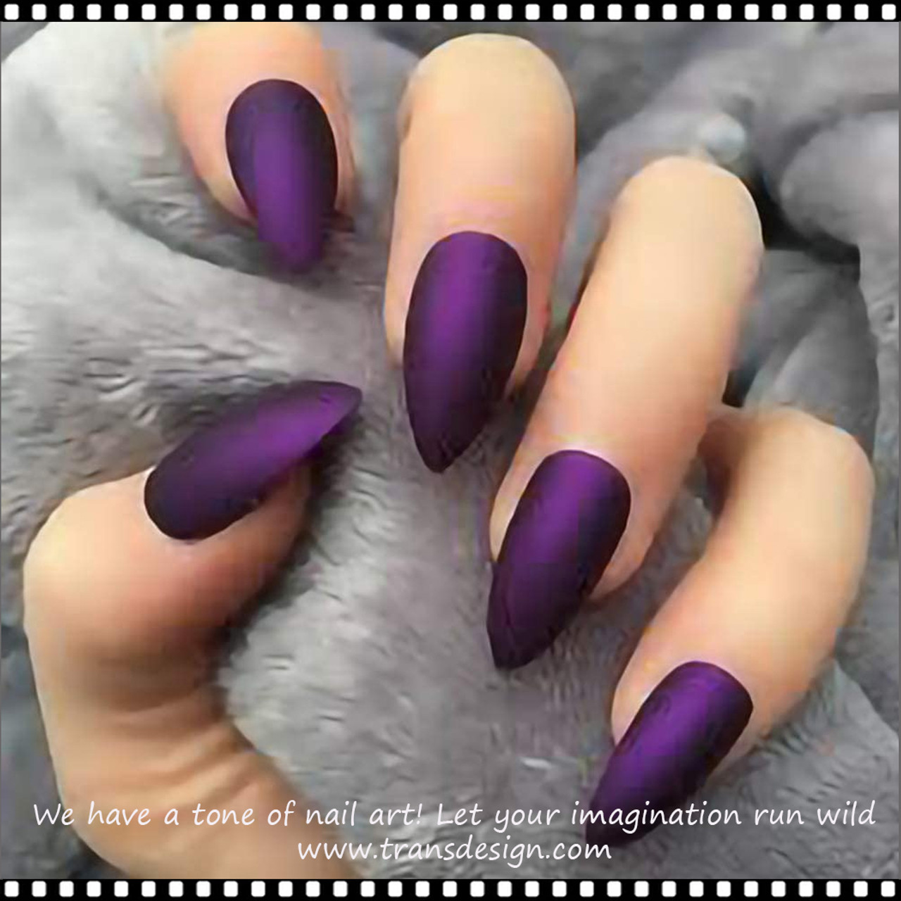 Eggplant You Say Press on Nails - Etsy