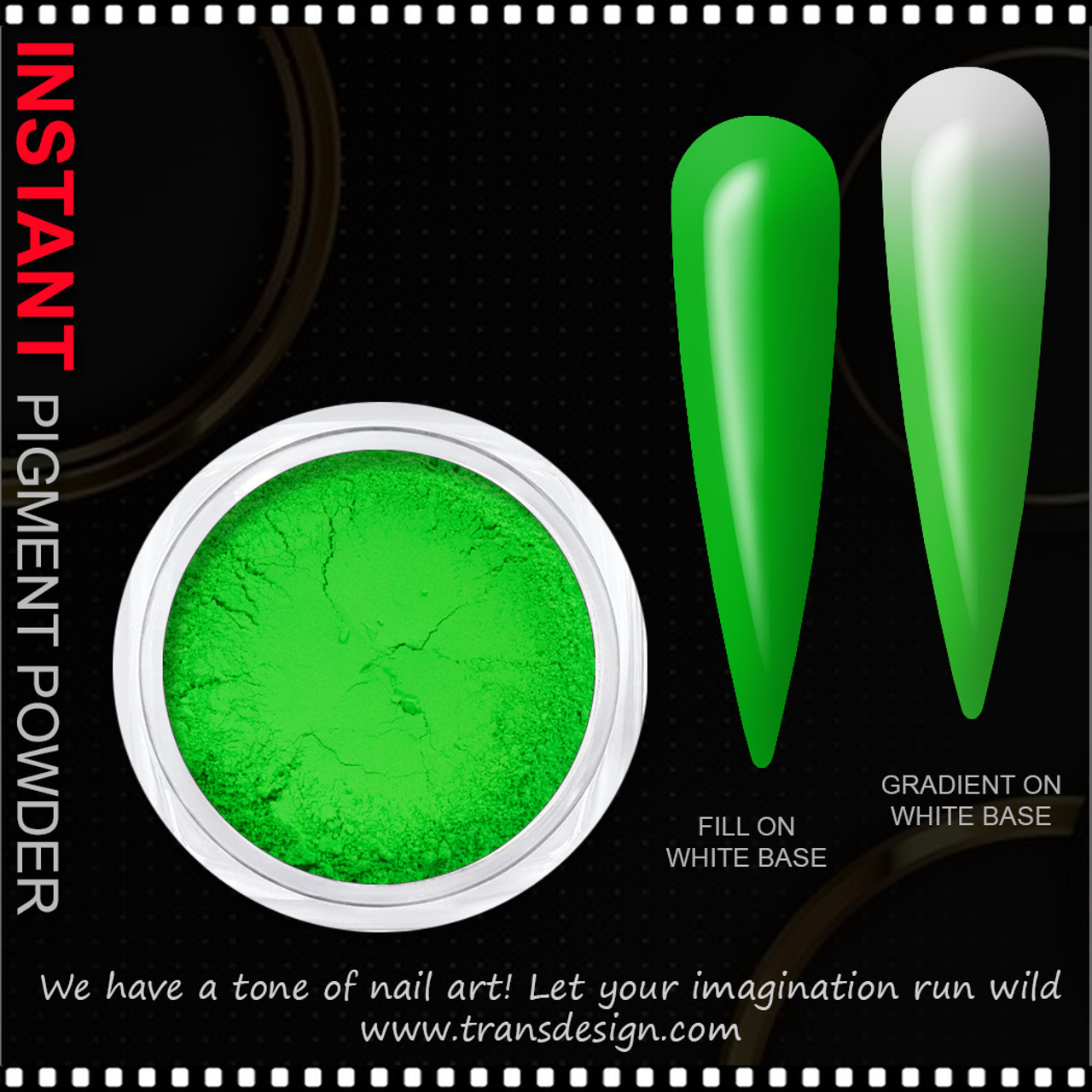 INSTANT PIGMENT Neon Green 0.17oz. - TDI, Inc