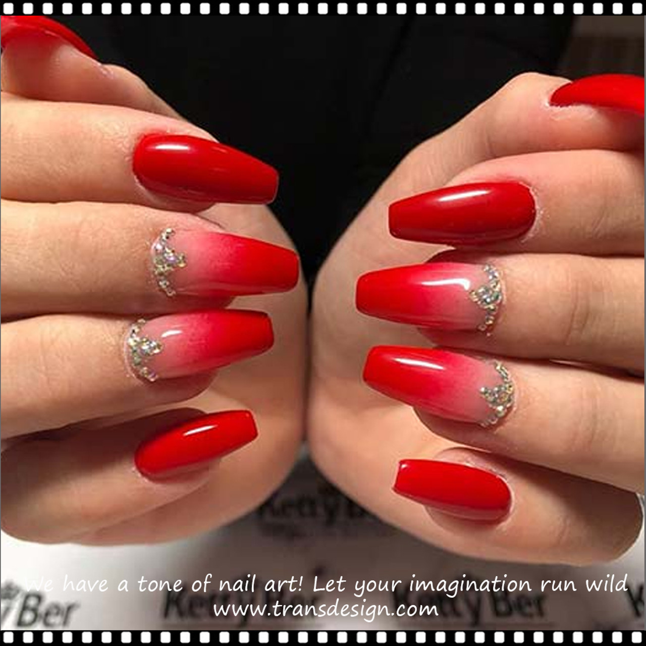 Prettynailbar - NEON RED HOLO-MIRROR 😎 #summer #nails #glitter  #holographic #gel #gelnails #nailtech #love #lovenails #red #neon #neonred  #nailart | Facebook