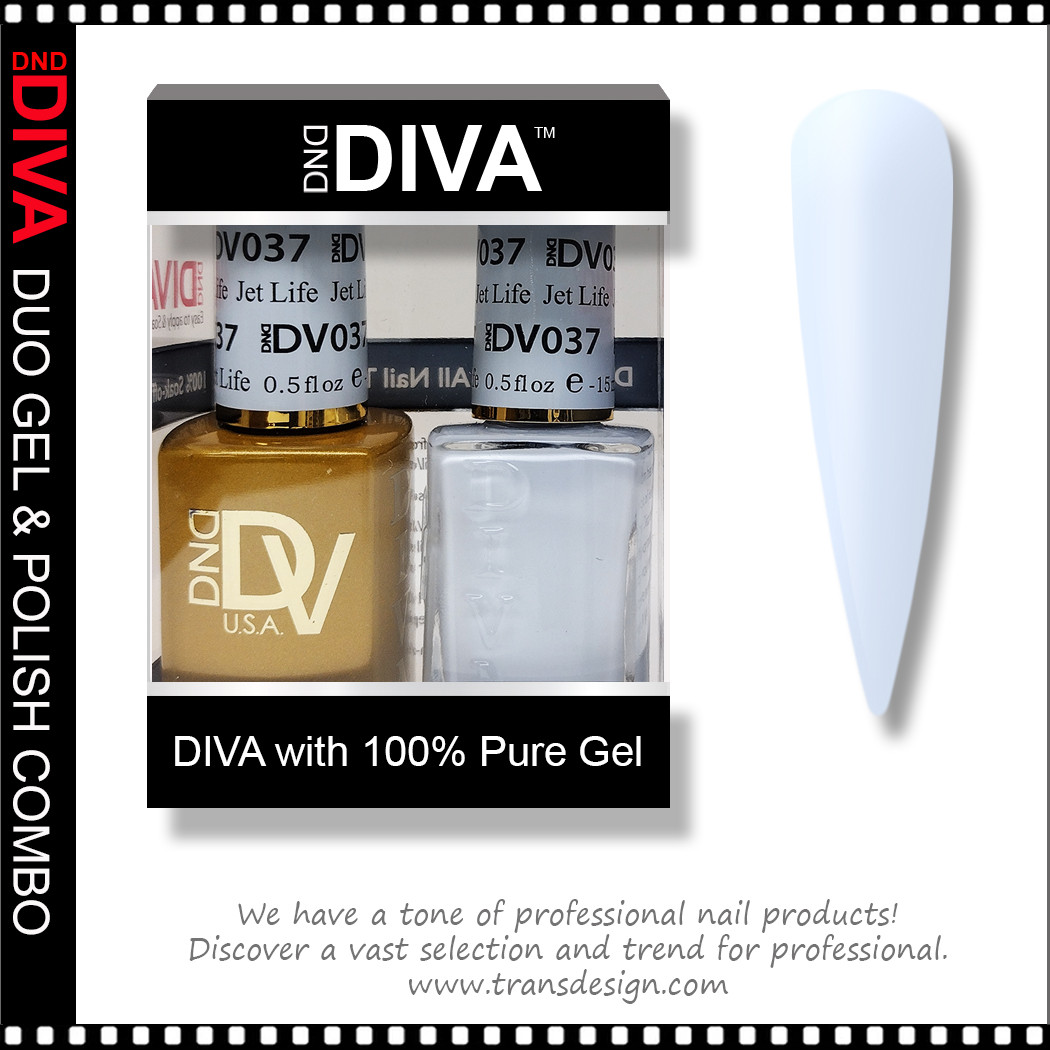 DIVA Gel Polish Duo - #037 Jet life - TDI, Inc