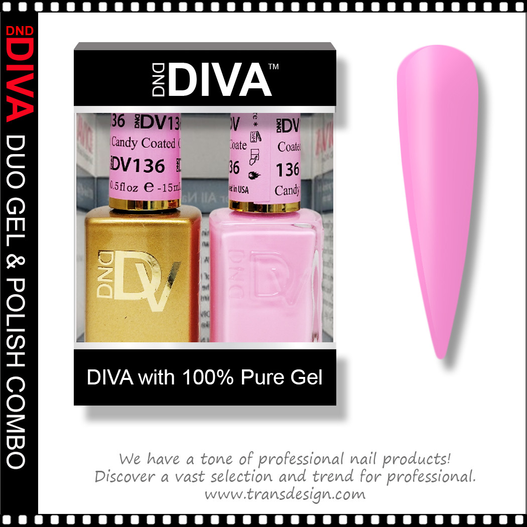 DIVA Gel Polish Duo - #136 Candy Coated - TDI, Inc