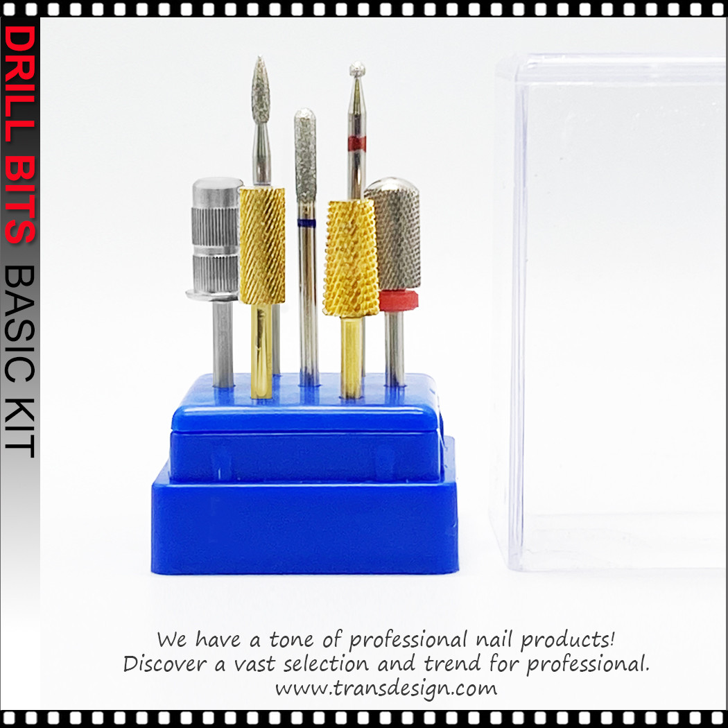 NAIL DRILL Basic Assorted Bit 7pcs/Set II - TDI, Inc