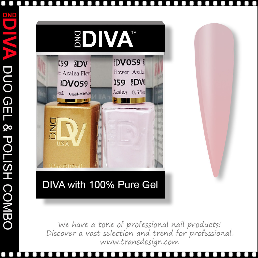 DIVA Gel Polish Duo - #059 Azalea Flower - TDI, Inc