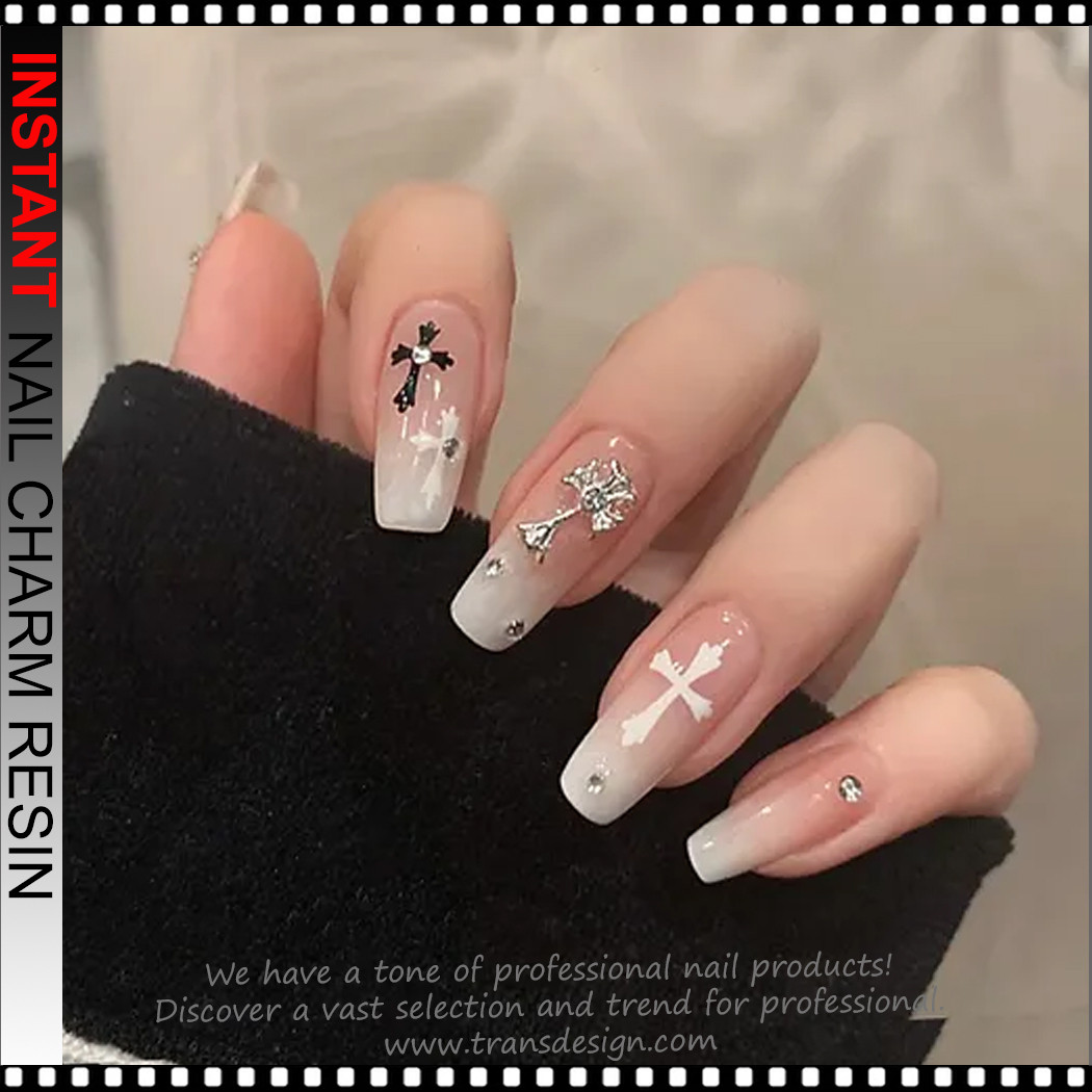 NAIL CHARM RESIN Candy Color Chrome Hearts 30/Case - TDI, Inc