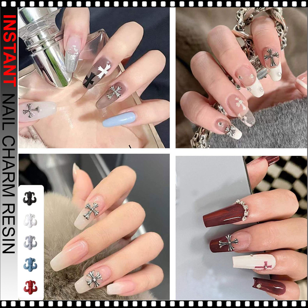NAIL CHARM RESIN Candy Color Chrome Hearts 30/Case - TDI, Inc