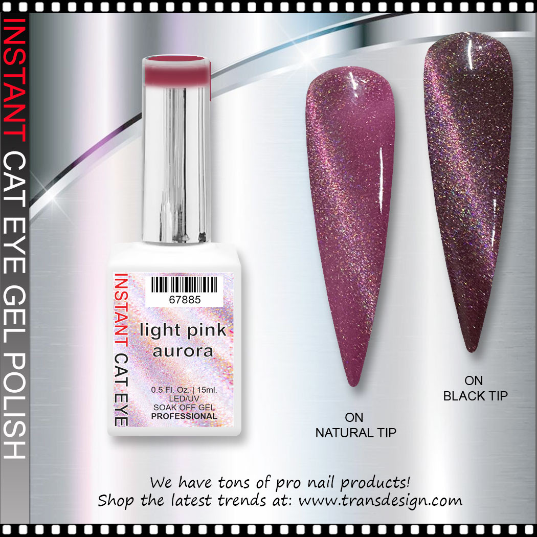 INSTANT CAT EYE GEL light pink aurora 0.5oz. - TDI, Inc
