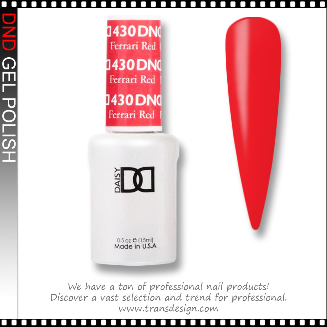 DND Gel Polish Ferrari Red #430 - TDI, Inc
