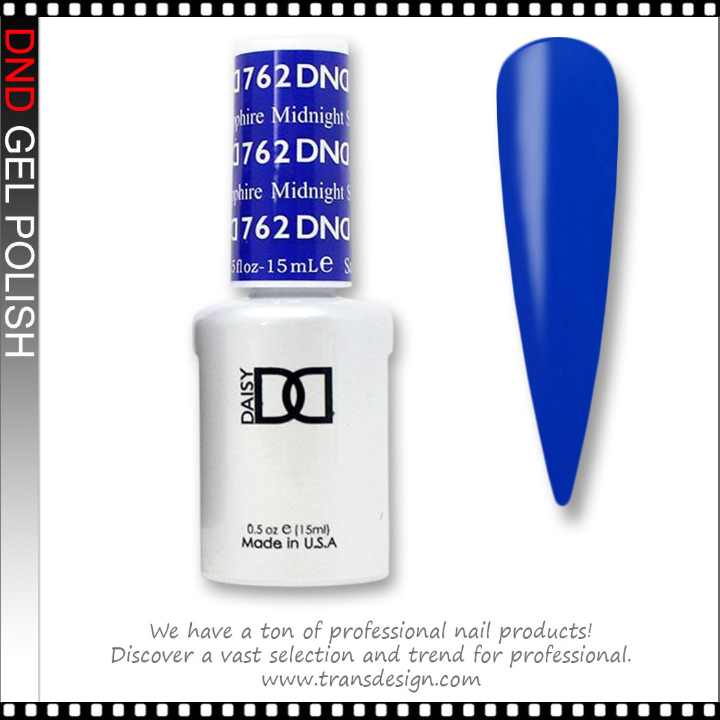 DND Gel Polish Midnight Sapphire #762 - TDI, Inc