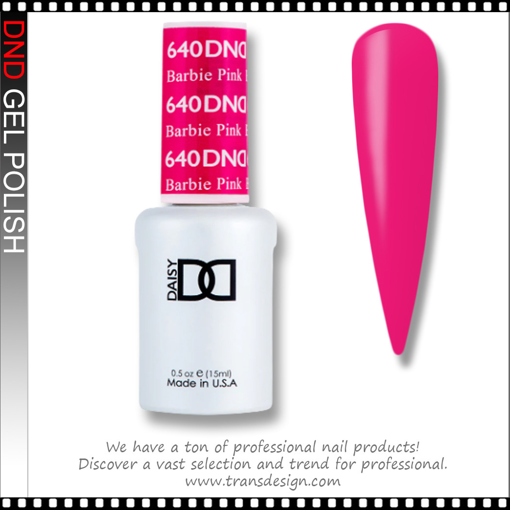 DND Gel Polish Barbie Pink #640 - TDI, Inc
