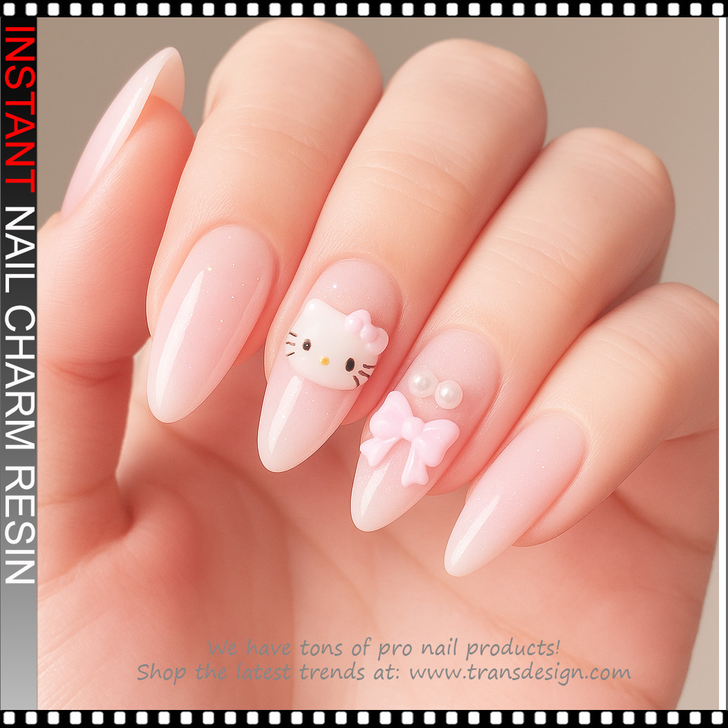 NAIL CHARM RESIN 3D Hello Kitty 12/Case #1 - TDI, Inc