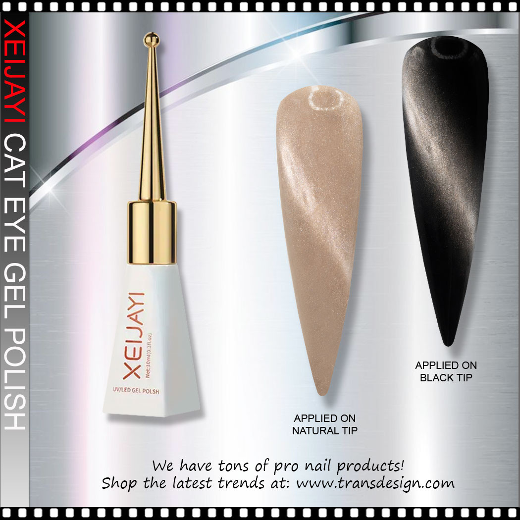 XEIJAYI SCEPTER BOTTLE CAT EYE Glass Beads, Dawn #07 - TDI, Inc